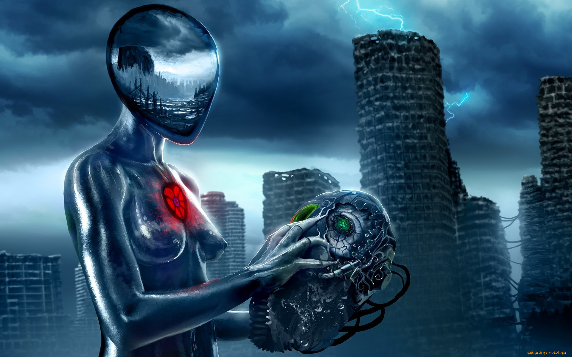 ,  , romantically, apocalyptic